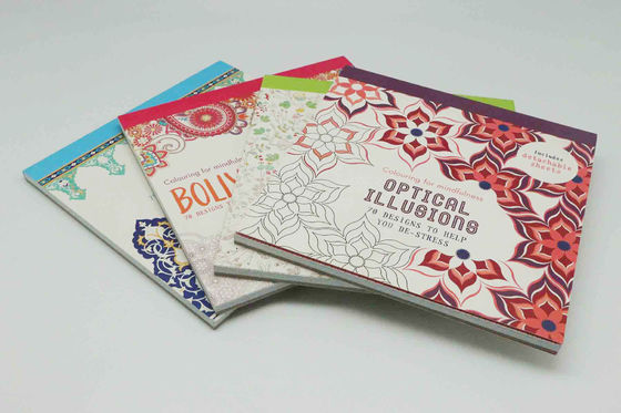 Optics Illusion Paperback Children Coloring Book Printing Service