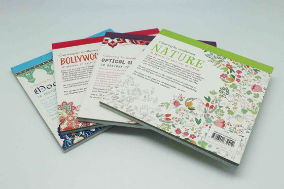 Optics Illusion Paperback Children Coloring Book Printing Service