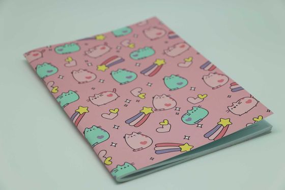 Adorable Pink Pig Softcover Saddle Stitch Binding Notebook Printing Service