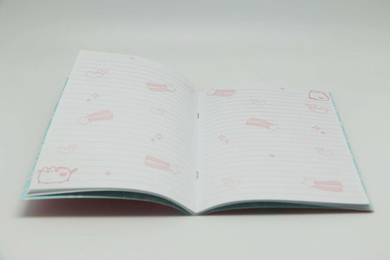 Adorable Pink Pig Softcover Saddle Stitch Binding Notebook Printing Service