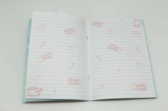 Adorable Pink Pig Softcover Saddle Stitch Binding Notebook Printing Service