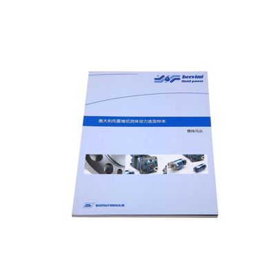Sewing Binding Softcover Book Printing Customized Size For Product Catalog