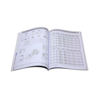 Sewing Binding Softcover Book Printing Customized Size For Product Catalog