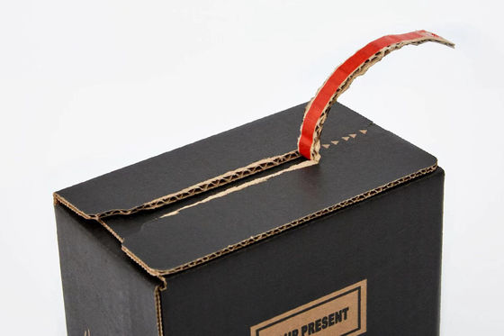 Corrugated Cartons Zipper Kraft Paper Packaging Box For E Commerce