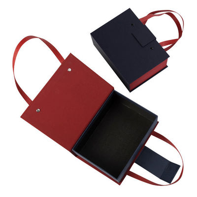 Portable Magnetic Shoe Packaging Boxes Glossy Lamination